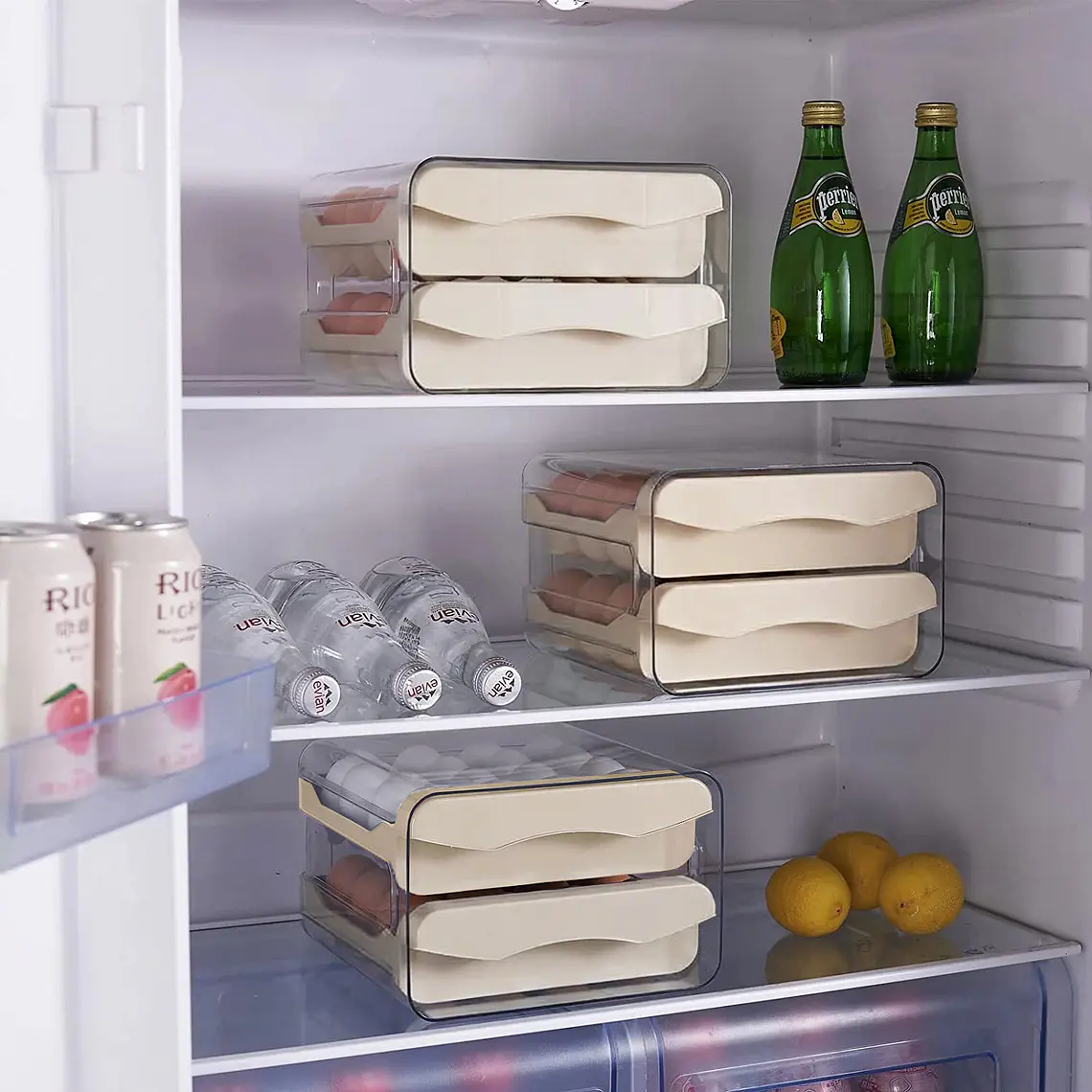 Organizador De Huevos Caja Para 32 Huevos 2 Niveles 5