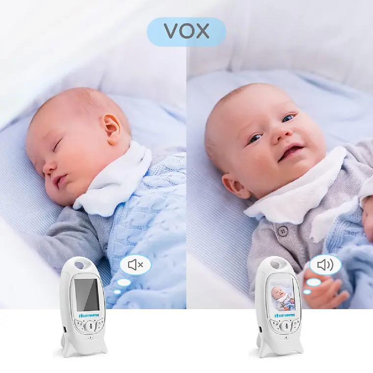 Camara Monitor Bebes Con Microfono Vision Nocturna 6