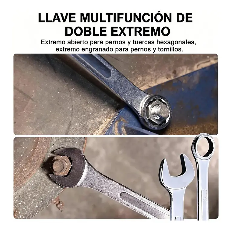 Juego De Llave Combinada Punta Corona 14 Pcs 3