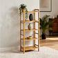 Organizador Estante De Bambu De 5 Niveles 35x23.5x125cm - Miniatura 3
