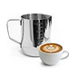 Jarra De Espuma Leche Barista Acero 600ml Pitcher Con Medida - Miniatura 1