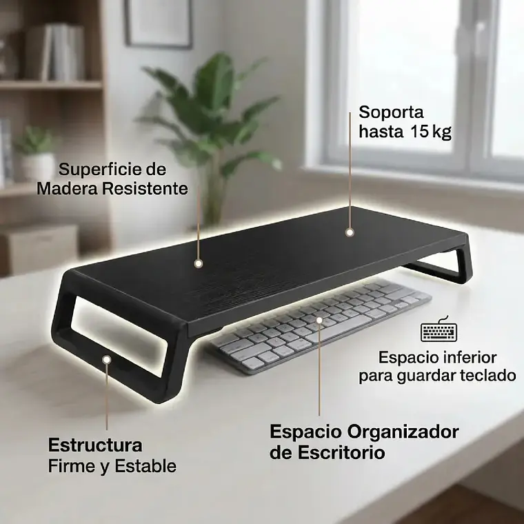 Base Mesa Soporte De Monitor Escritorio Elevador Notebook 4