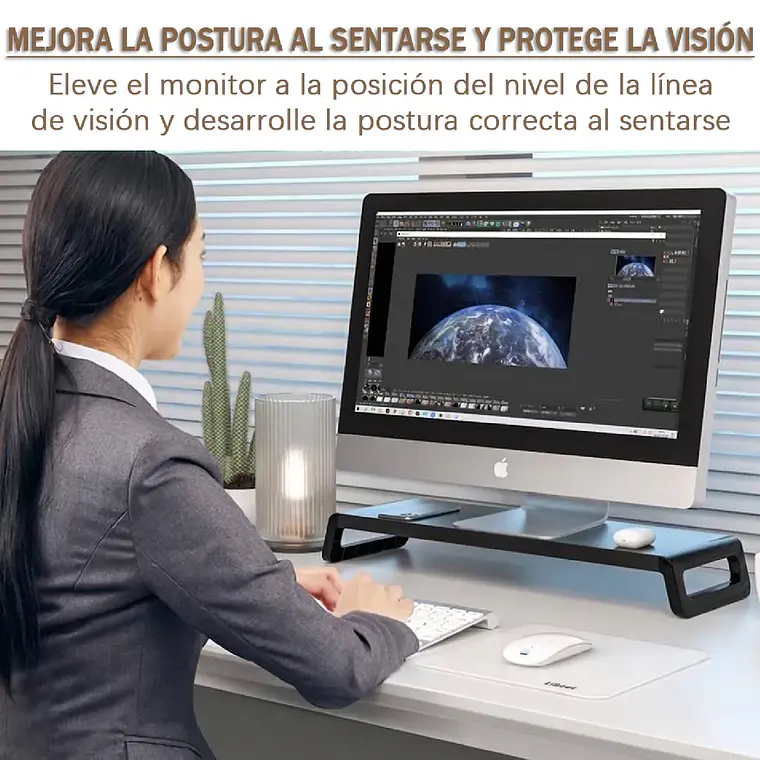 Base Mesa Soporte De Monitor Escritorio Elevador Notebook 5