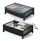 Caja Organizadora De Ropa Bajo La Cama Con Ruedas Y Tapa - Miniatura 3