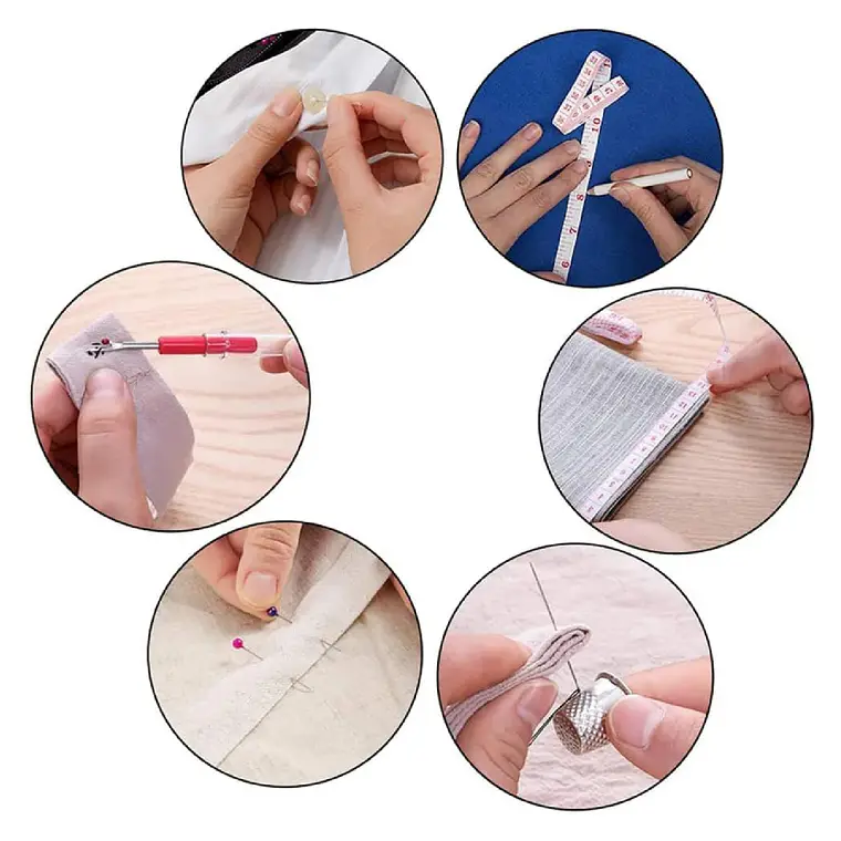 Kit De Costura Con Estuche Suministros De Costura 200 Pcs 2