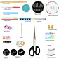 Kit De Costura Con Estuche Suministros De Costura 200 Pcs - Miniatura 6