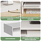 Elevador Base De Monitor Notebook Organizador Armable - Miniatura 3