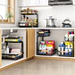 Estante Organizador Multiuso De Cocina 2 Niveles Deslizable - Miniatura 7