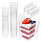 50 Set De Vasos Shot Postres Pocillos Vasos Plastico 160ml - Miniatura 1