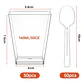 50 Set De Vasos Shot Postres Pocillos Vasos Plastico 160ml - Miniatura 6