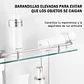Organizador Repisa De Baño 2 Niveles Estante De Vidrio Ducha - Miniatura 5