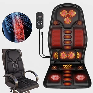 Asiento Masajeador Cojin Masaje Espalda Auto, Casa U Oficina