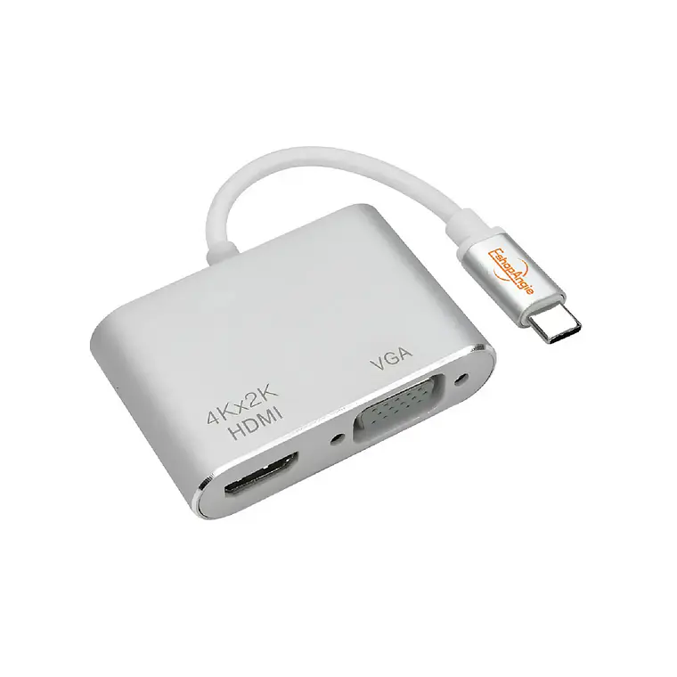 Adaptador Usb Tipo C A Hdmi Y Vga 1