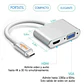 Adaptador Usb Tipo C A Hdmi Y Vga - Miniatura 3