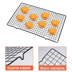 Rejilla Enfriadora Antiadherente Galleta Pan Pizza