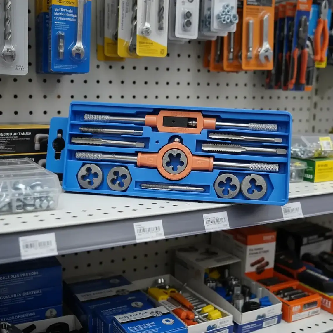 Set Terraja Macho Hembra 12 Piezas Milimétricas 2