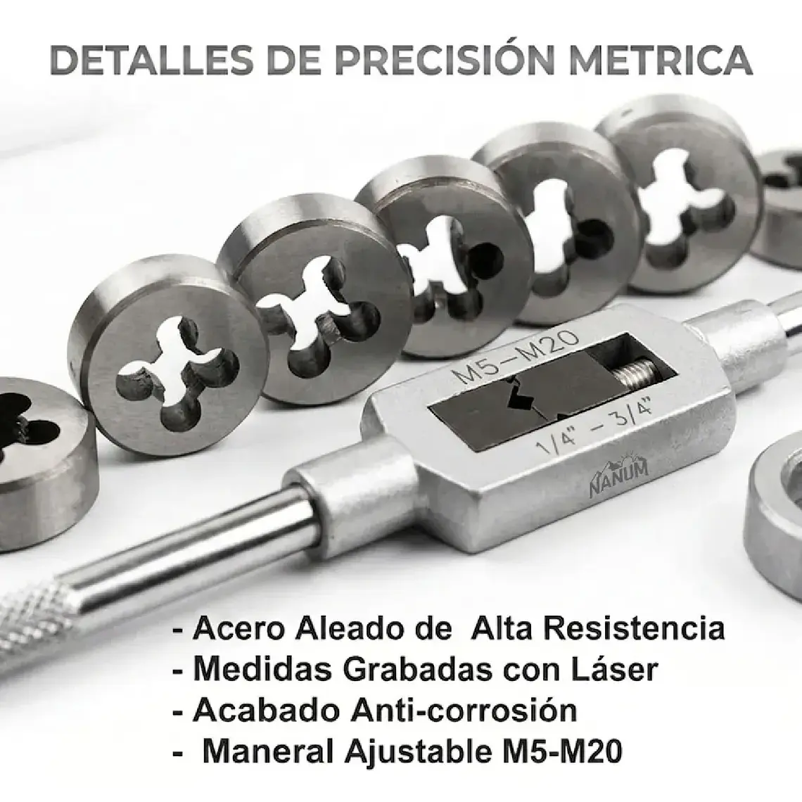 Set De 27pcs Terrajas Macho Hembra Estuche 3