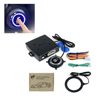 Botón Encendido Arranque Antirrobo Start Stop Para Autos