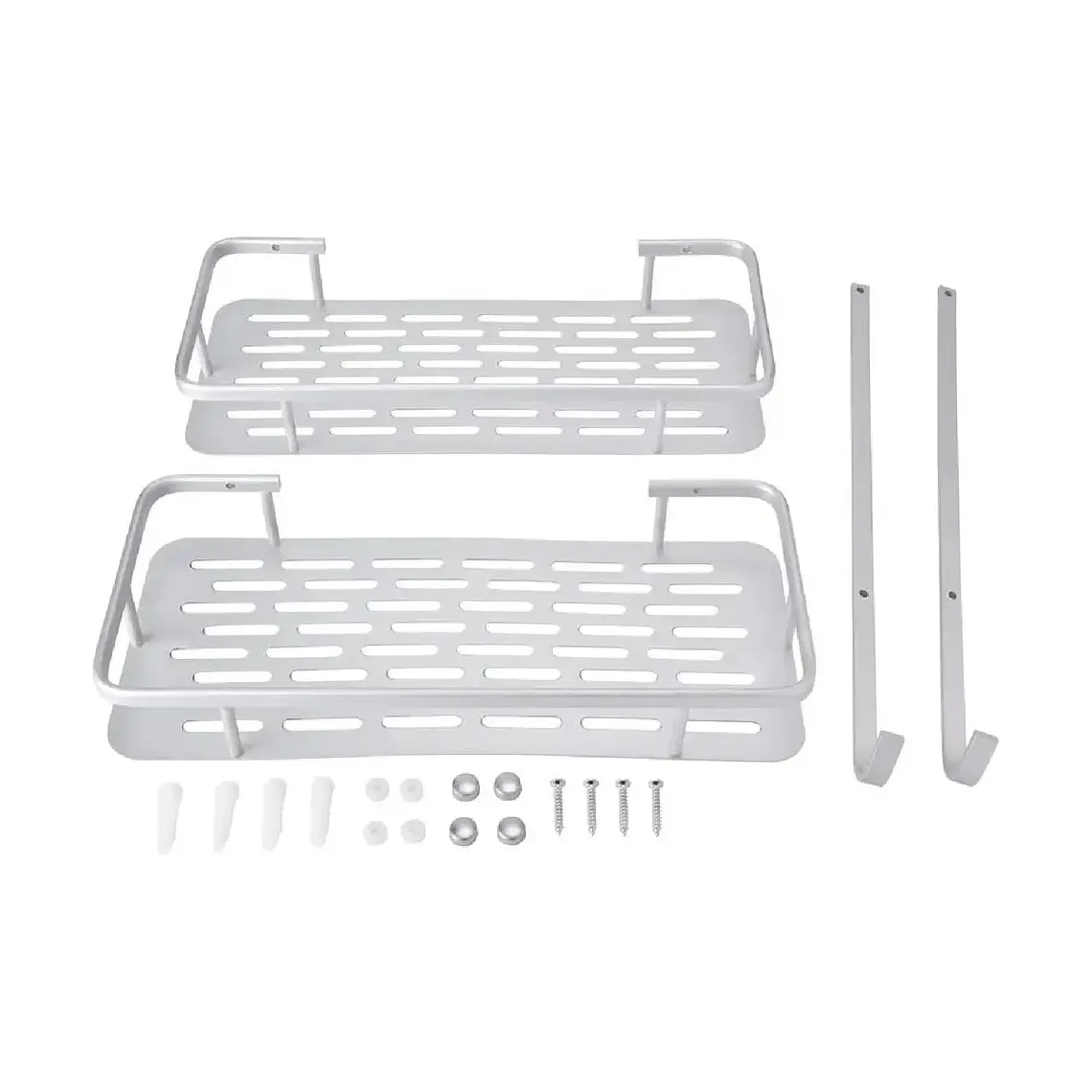 Organizador Para Ducha Estante Repisa 2 Niveles Multiuso 2