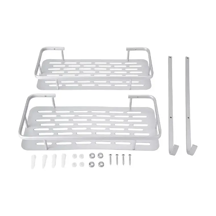 Organizador Para Ducha Estante Repisa 2 Niveles Multiuso 2