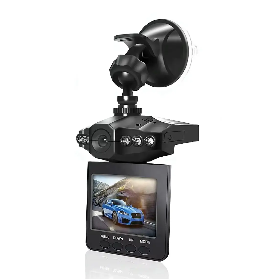 Cámara Seguridad Auto Hd Dvr Dash Hd Lcd 1