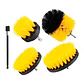 Set 4 Cepillos De Limpieza Para Taladro Auto Hogar Tapiz - Miniatura 1