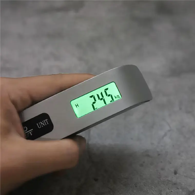 Pesa Balanza Digital Maleta Para Colgar 50kg Con Luz 4