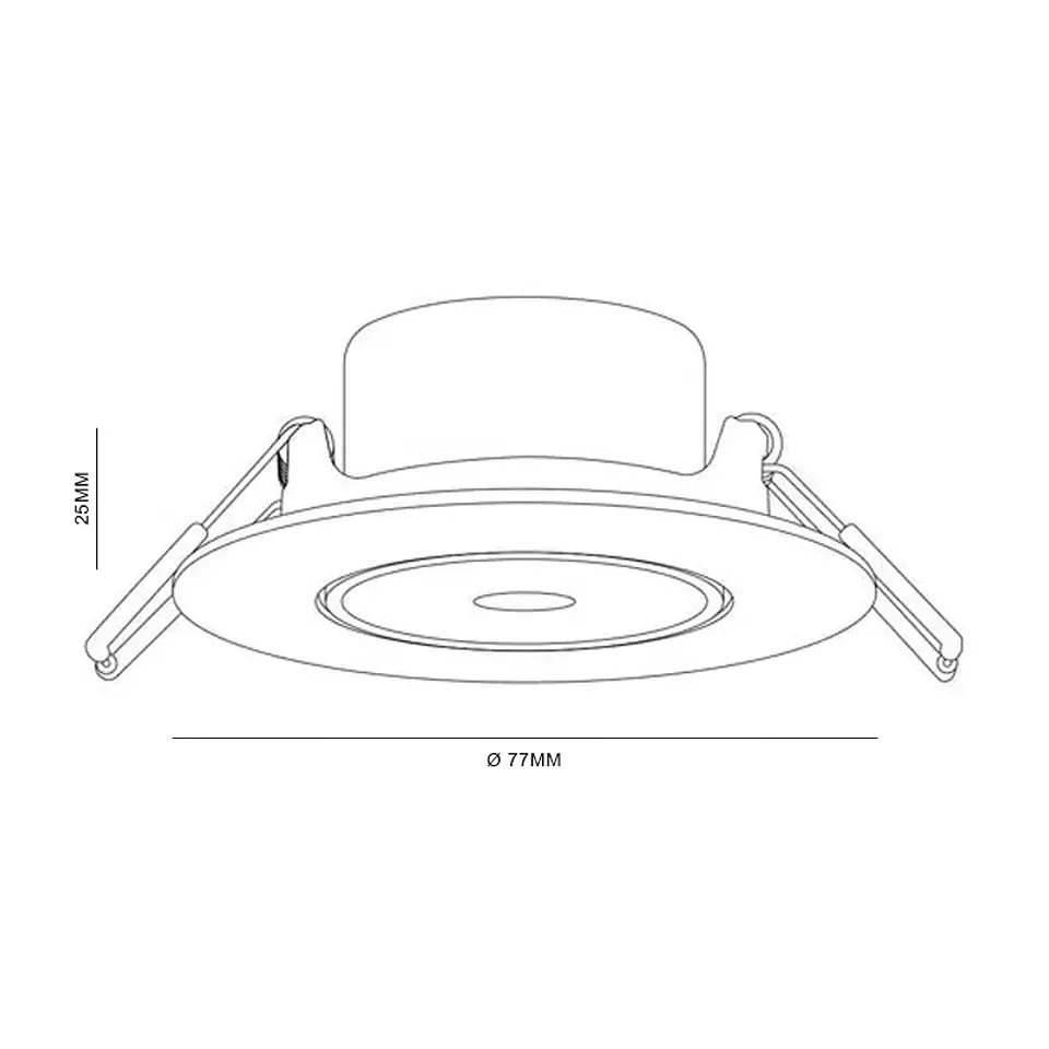 Foco embutido GU10 220V 50W - DL3305 Yusing 3