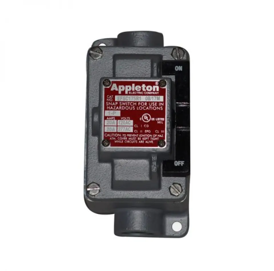 ​Interruptor 9/12 A.P.E. - EFSC175R1 Appleton 1