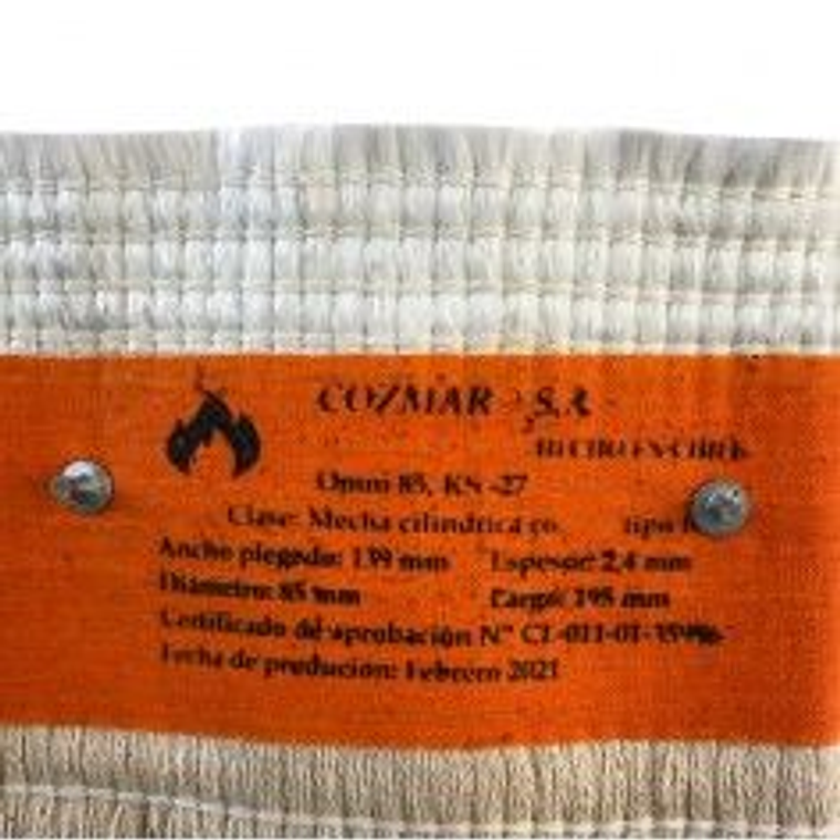 Mecha Cozmar Estufa Toyotomi KS27/KS27A/O85 l/RCA37/RCA37A 1