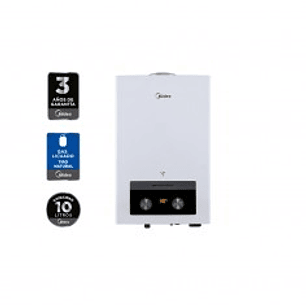 Calefont Midea 10 Litros Tiro Natural Gas Licuado