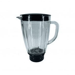 Vaso De Vidrio Con Tapa + Kit Cortador Somela Original