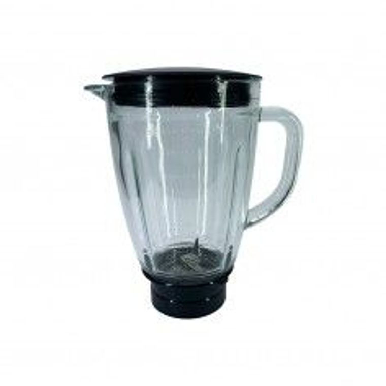 Vaso De Vidrio Con Tapa + Kit Cortador Somela Original 1