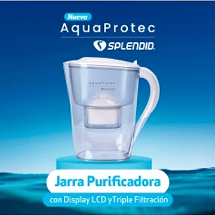 Jarra Purificadora De Agua + Filtros De Repuesto Splendid