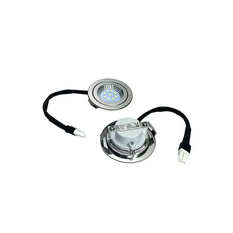 Set 2 Unidades Foco Led Para Campana 68 Mm 220V 1,5W 1