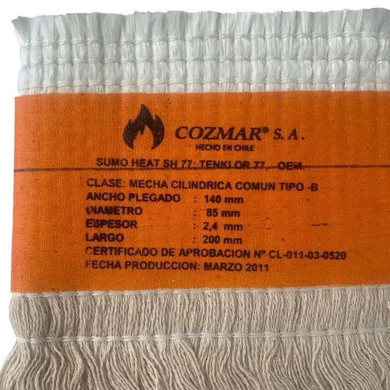Mecha Cozmar Estufa Modelos Sumoheat/Tenki 1