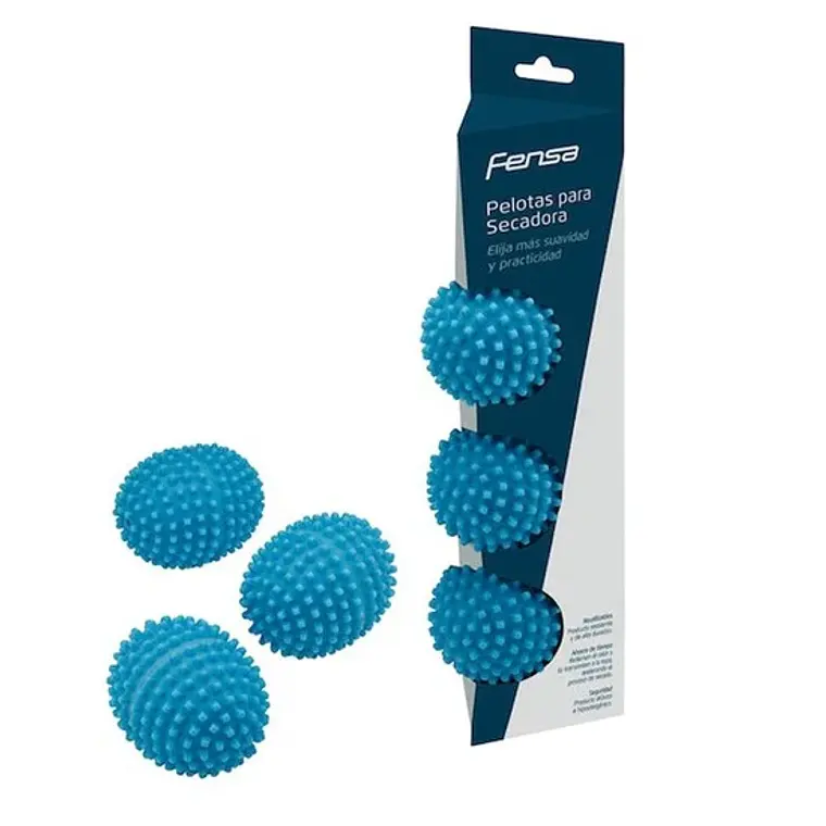 Set De 3 Pelotas Fensa Para Secadora De Ropa 3