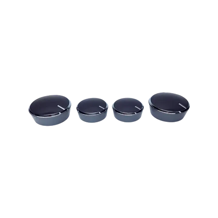 Kit 4 Perillas Para Centro De Lavado Mabe 234D3021G001 Original 2