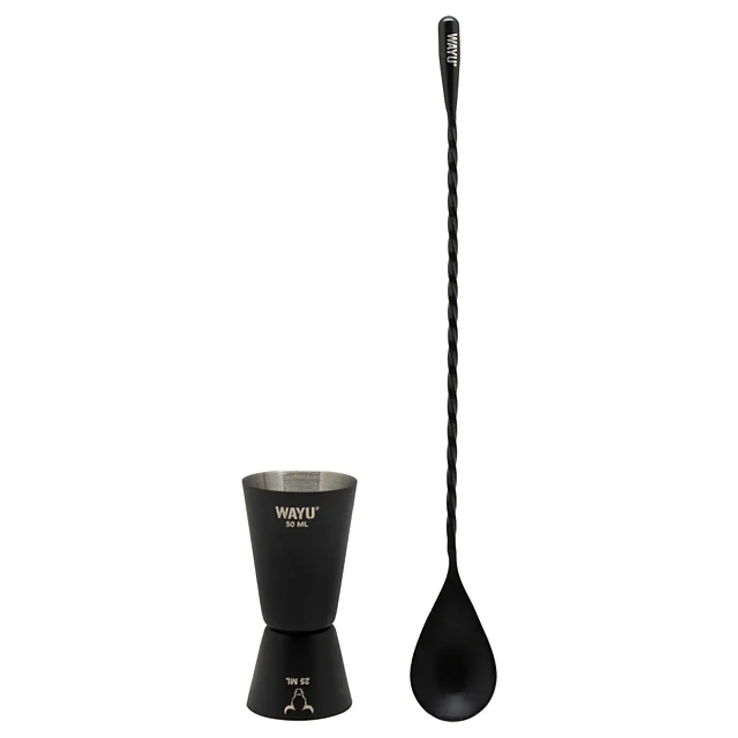 Set de Medidor + Cuchara Coctel Wayu 1