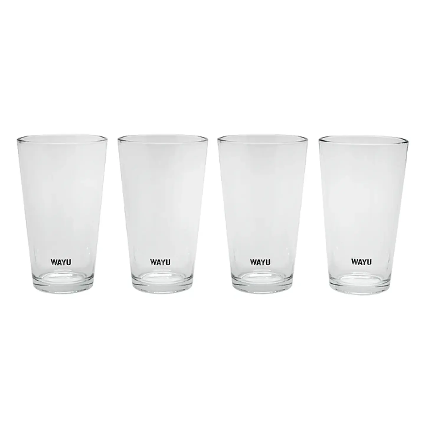 Set 4 Vasos Vidrio Wayu 1