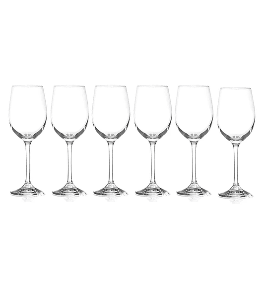 Set 6 Copas Cristal Vino Wayu
