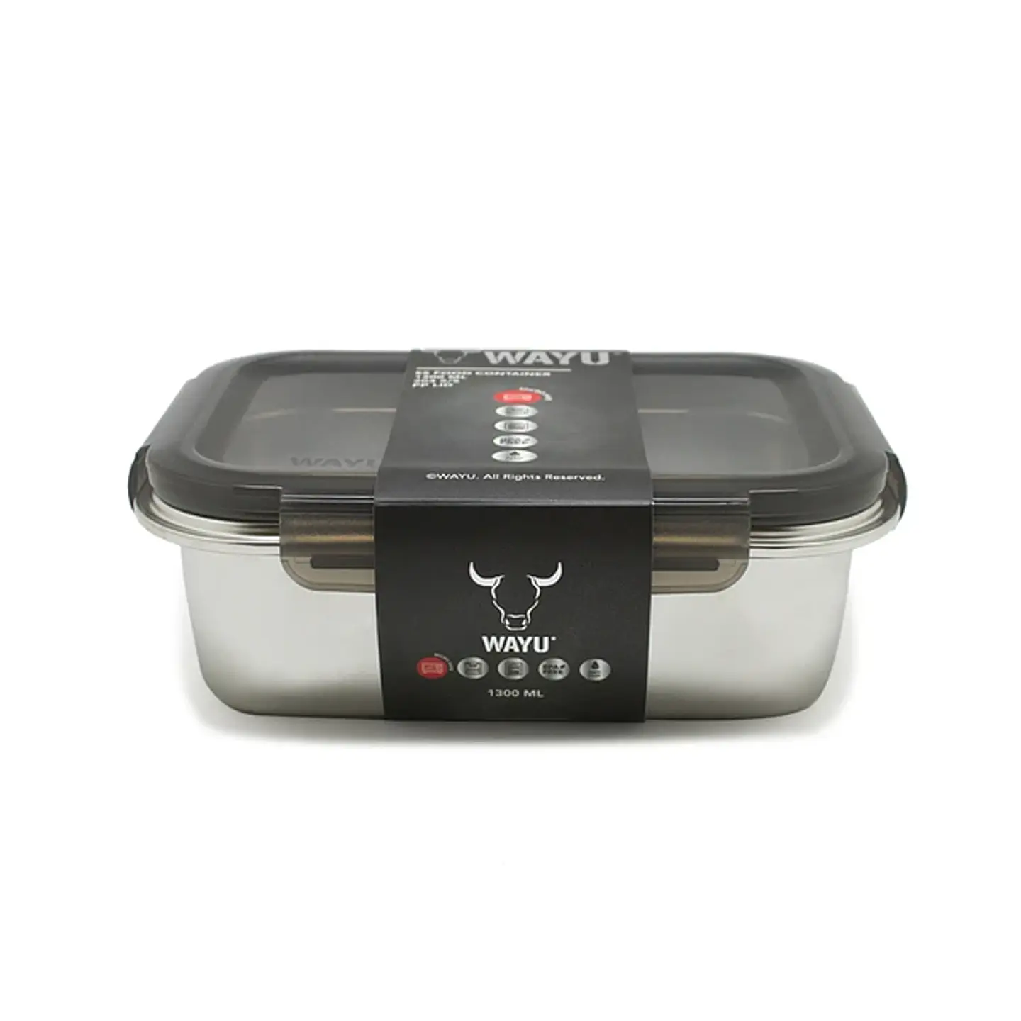 Hermético Acero Microsafe 1.3 L Wayu 1