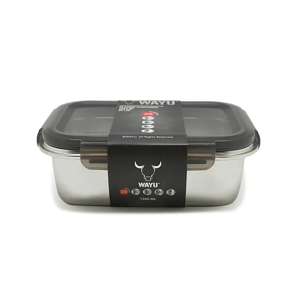 Hermético Acero Microsafe 1.3 L Wayu 1