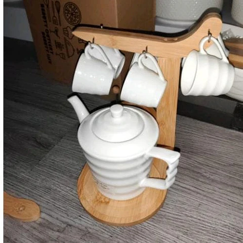 Set de 6 Tazas y Tetera