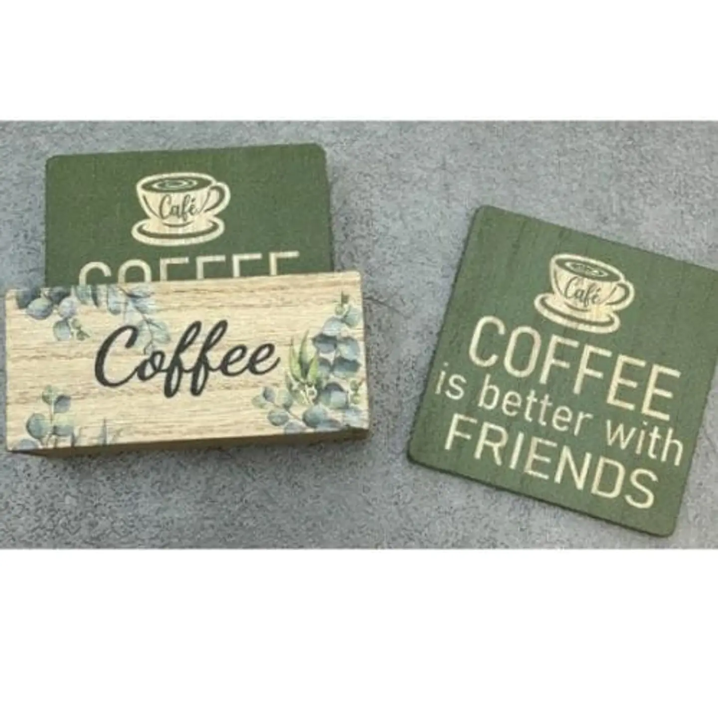 Posavasos Verde 1