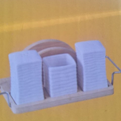 Set 4 Pcs Mesa Rectangular