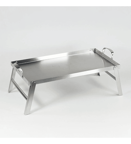 PLANCHA ACERO INOX + SOPORTE ALTURA  48X28X2 WAYU