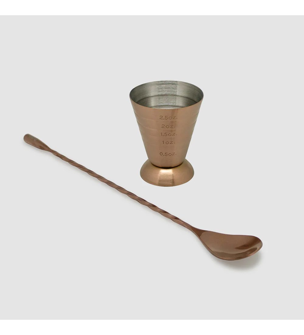 SET MEDIDOR + CUCHARA COPPER LINE WAYU