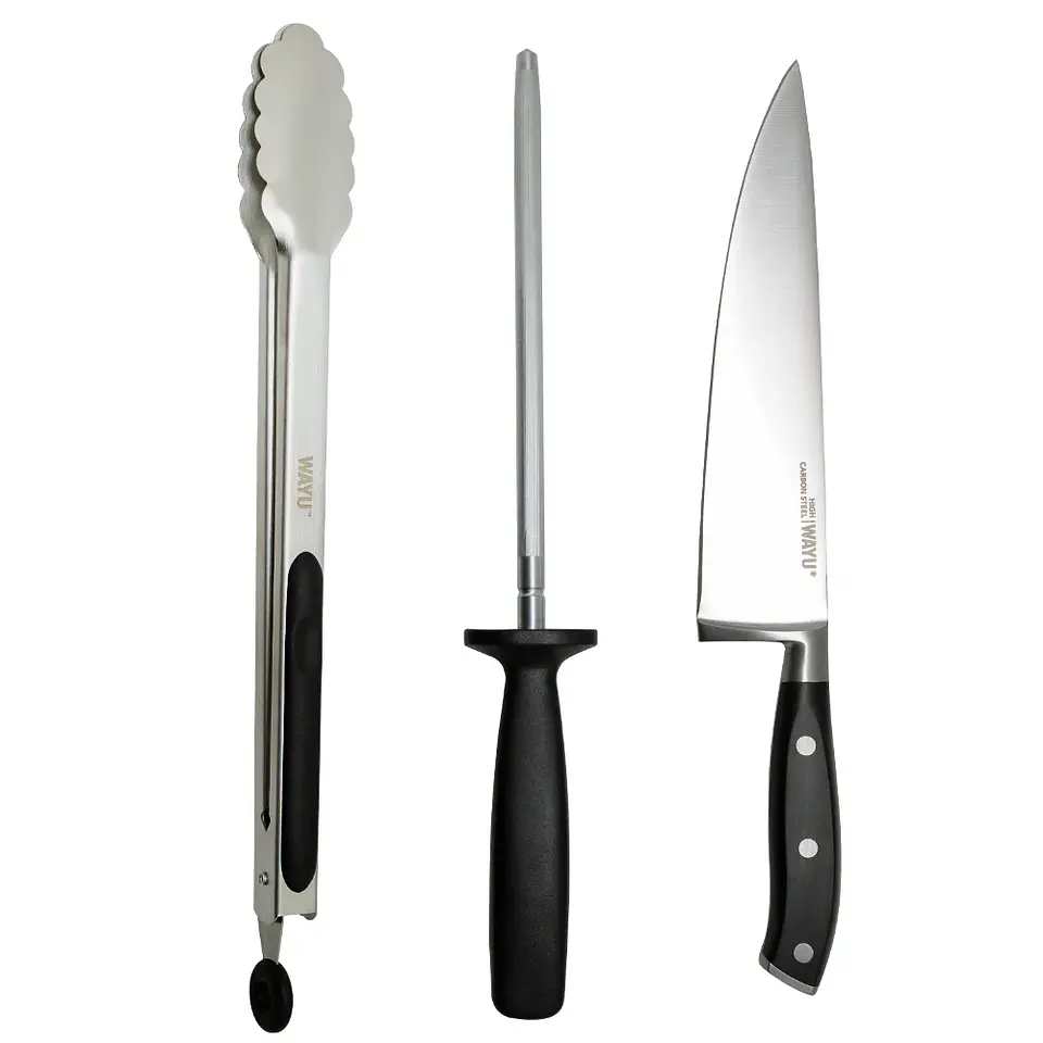 Set Parrillero 3 Piezas C/Funda Wayu 1