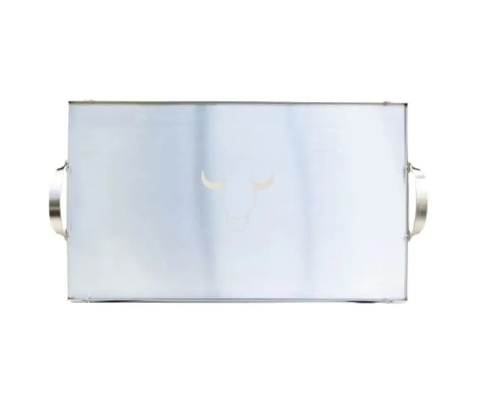Plancha Acero Inox + Soporte Altura 48X28X2 Wayu 2